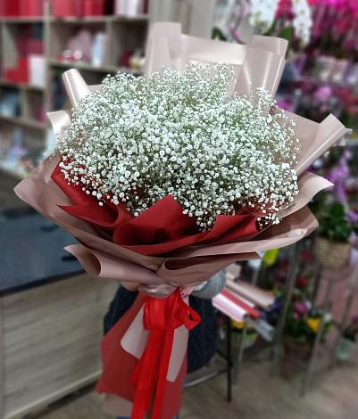 Букет цветов из: Гипсофила в Коркмаскале