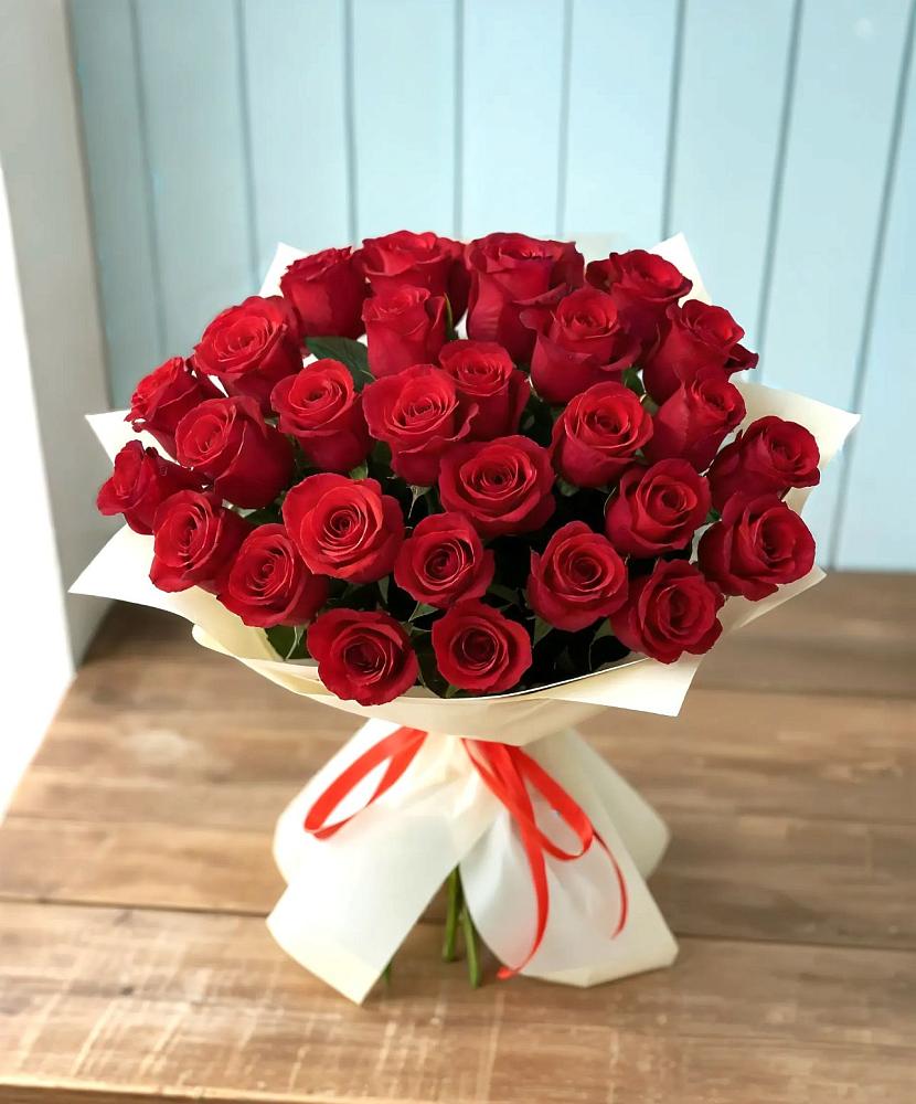 Букет 29 Красных роз в Коркмаскале