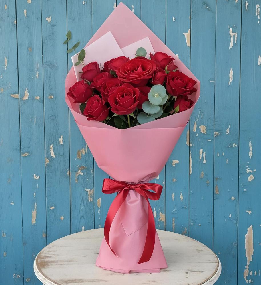 Букет цветов из: Розы в Коркмаскале