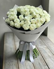 Букет 35 Белых роз в Коркмаскале