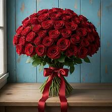 Букет Красные розы Блэк Меджик в Коркмаскале