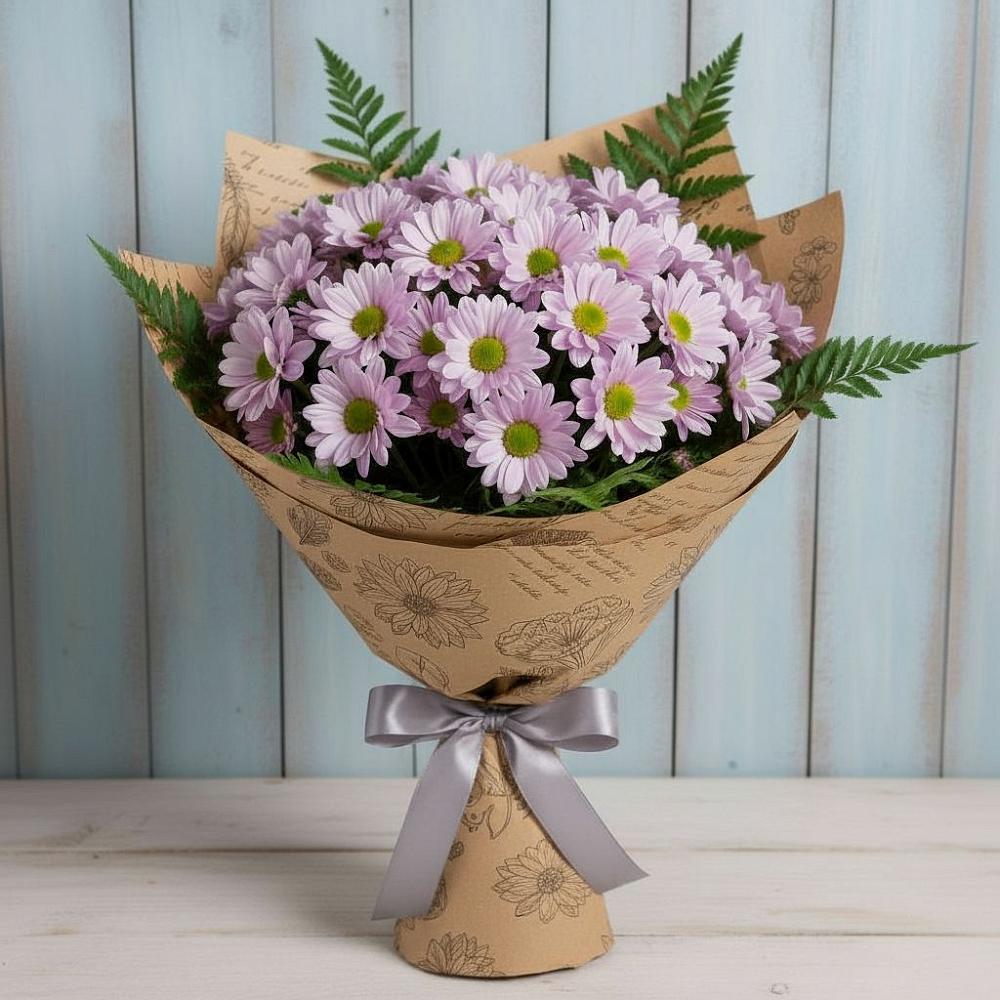 Букет цветов из: Хризантемы в Коркмаскале