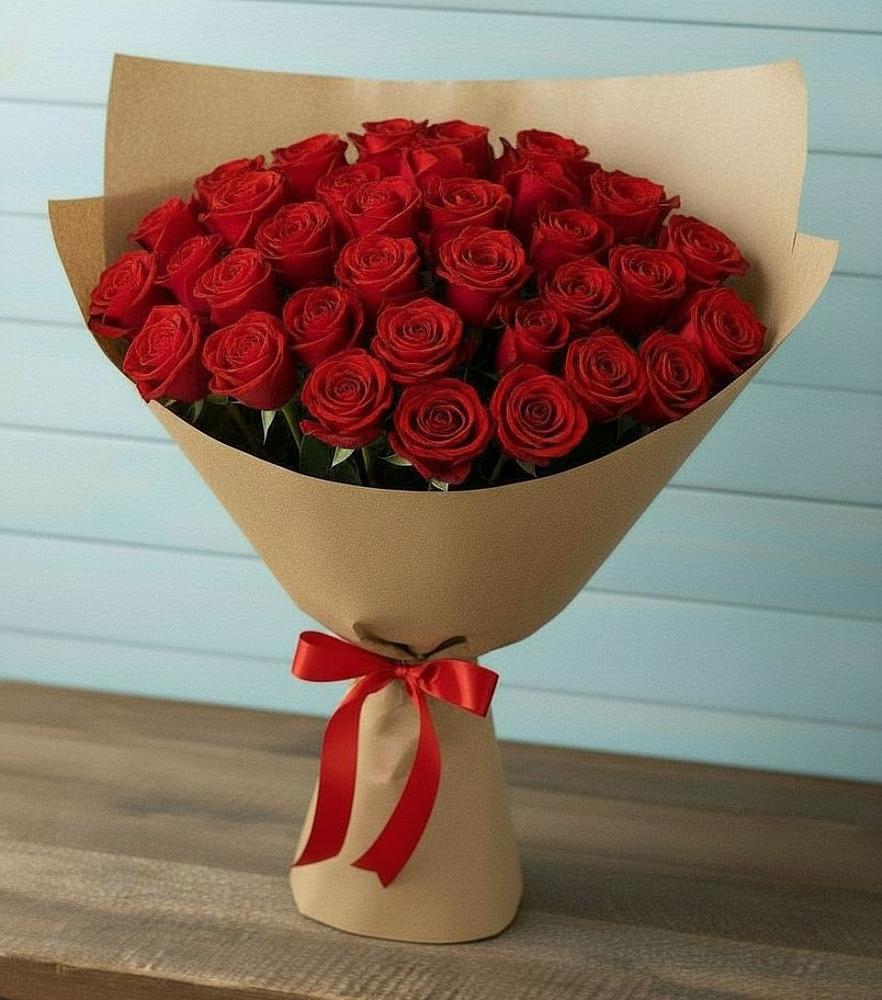 Букет Красные розы Милано в Коркмаскале