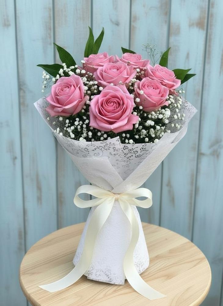 Букет цветов из: Розы в Коркмаскале