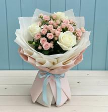 Букет цветов из:  Розы в Коркмаскале