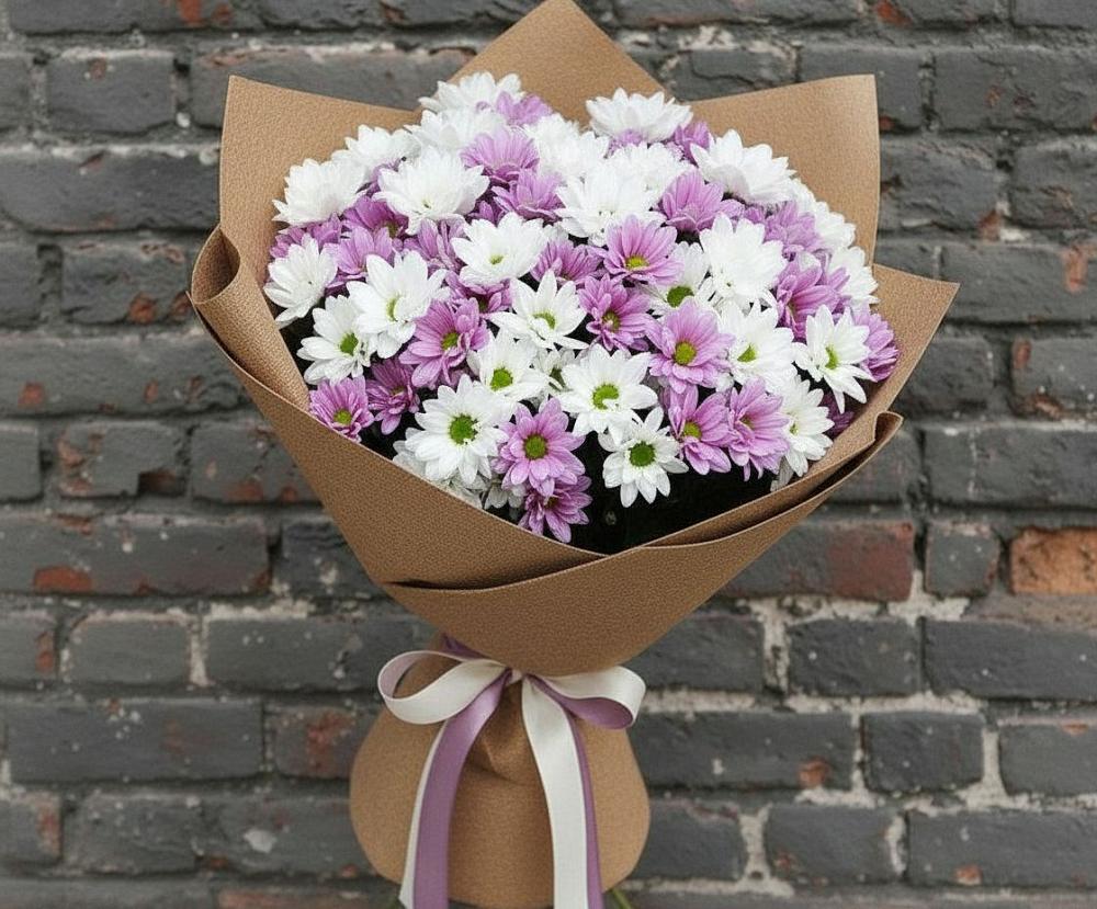 Букет цветов из: Хризантемы в Коркмаскале