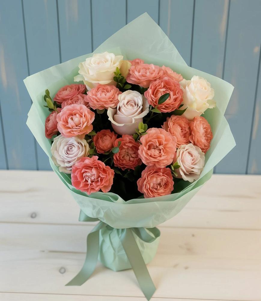 Букет цветов из: Розы в Коркмаскале