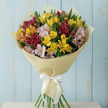 Букет цветов из:  Альстромерии #REPLACE_PRED# Коркмаскале