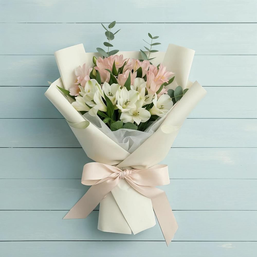 Букет цветов из: Альстромерии в Коркмаскале