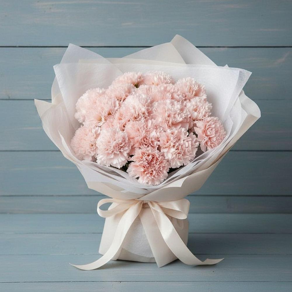 Букет цветов из: Гвоздики в Коркмаскале